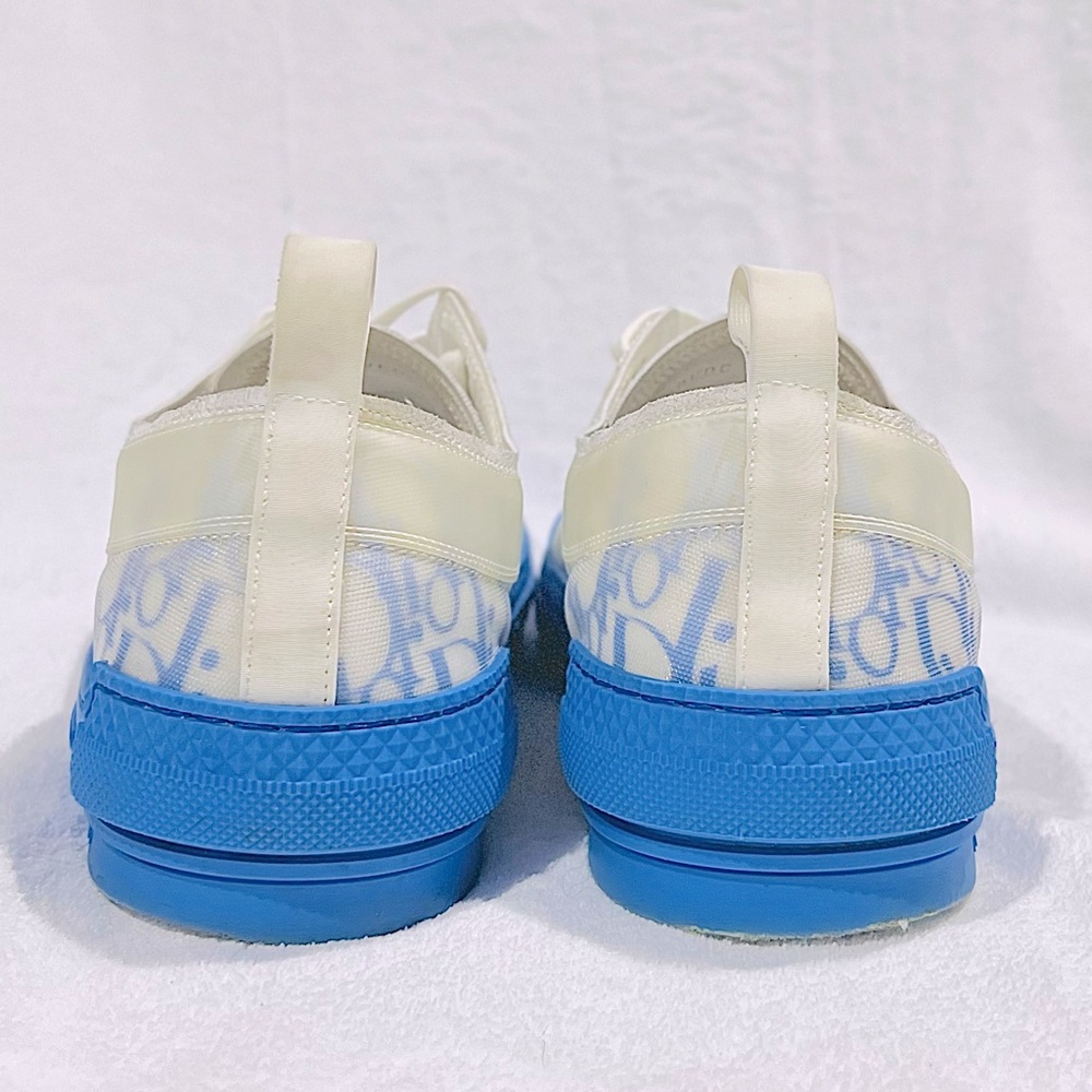 Men’s Dior B23 Low Top Blue Trainer Sneakers - Picture 7 of 11